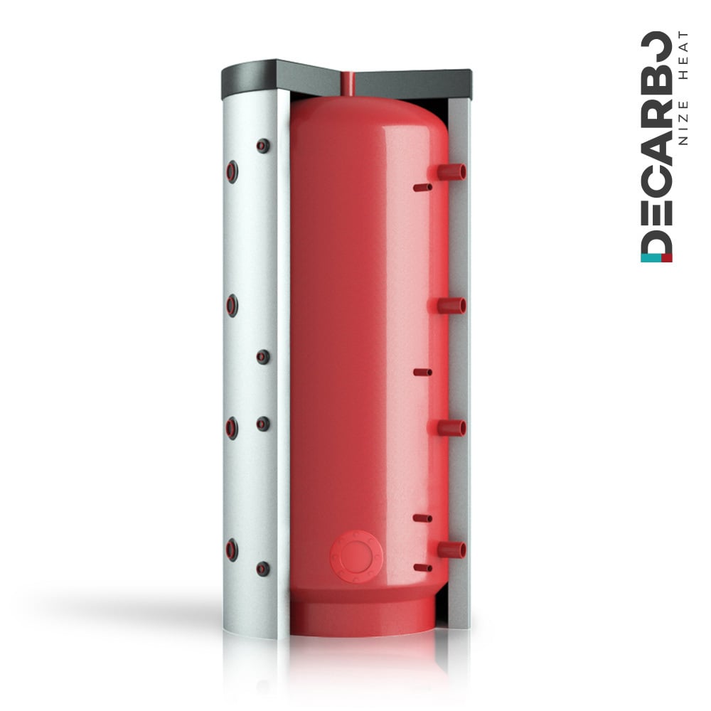 Accumulateur tampon Decarbo pour pompe à chaleur BT-4-150-3 - 150 litres