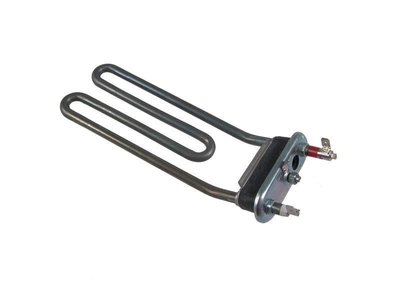 PHILCO heating element, 2500 W, L = 205 mm, flange with thermal insulation, hole and two double terminal lugs, grounding and mounting screw and nut.