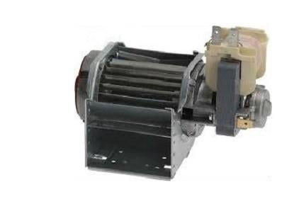 Dwarsstroomventilator QLK45/0006, 60x45 mm, motor rechts, 15W, 230V 50/60Hz