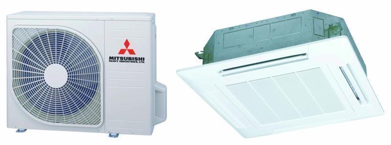 Air conditioning set Mitsubishi Heavy ceiling cassette FDT 60 VG / SRC 60 ZSX-S, 5.6/6.7 kW