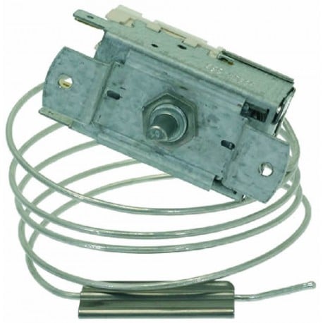 THERMOSTAT RANCO K50-P1584,2 contacts 6A 250V capillary tube 1000 mm crescent-shaped pin ø 6x4.6 mm