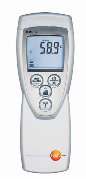 testo 112, dispositivo di misura della temperatura a 1 canale NTC/Pt100