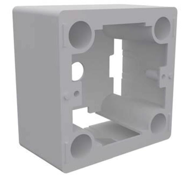 Caja de empalmes de plástico MKN-3 para montaje en superficie