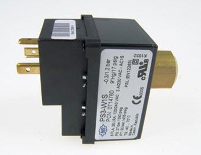 Pressure switch ALCO low pressure, PS3-W1S,-0.3/1.2 bar, autoreset, 0714760
