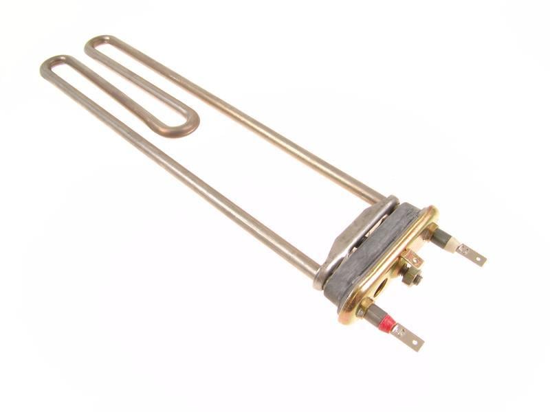 heating element BOSCH, 2000 W, L = 300 mm, flange with two terminal lugs, grounding and mounting screw and nut.