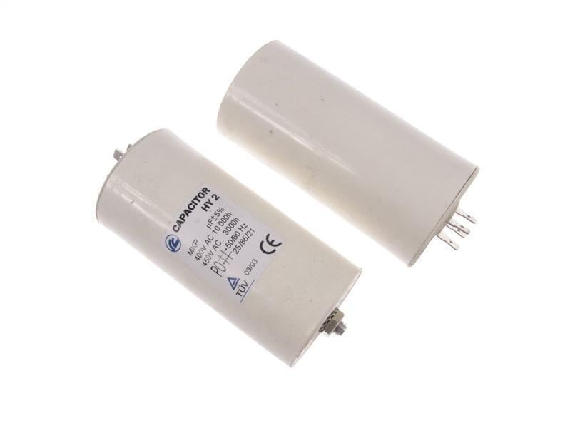 Kondensator SC 1141, 35 uF, 450-500 V (4 x plaska wtyczka + sruba)
