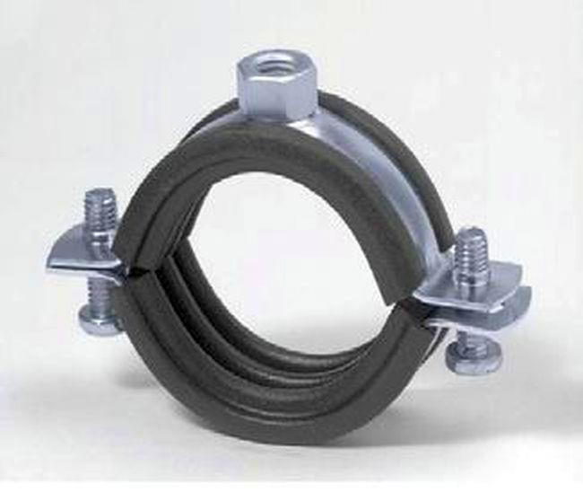 Pipe clamp, two-screw, without sound insulation M8/M10,60-64 mm - 2 ".