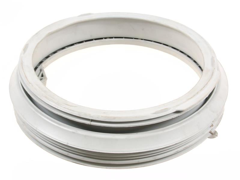Door gasket (seal), light gray, elastic, alkali resistant, for washing machine of brands ZANUSSI, FLS572C, ADV500, Electrolux / AEG
