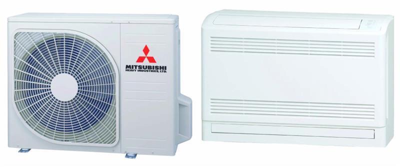 Airconditioning Set Mitsubishi Heavy Floor Chest With Housing SX / S, SRF 25 ZMX-S / SRC 25 ZMX-S, 2.5 / 3,4 KW