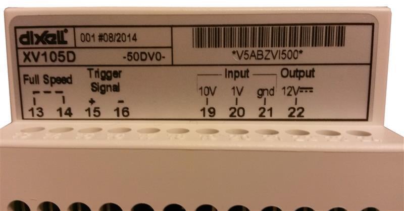Regulator predkosci obrotowej wentylatorów, DIXELL - XV 105D-50DV0, 230V 50 Hz,