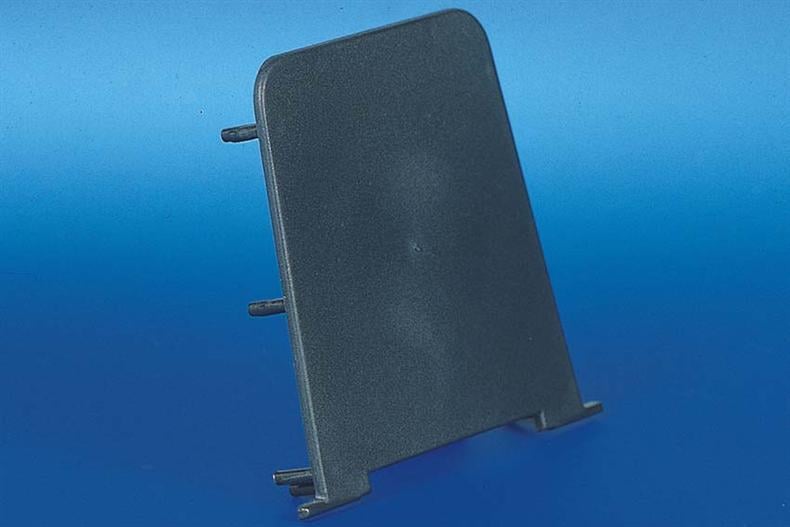 Tappo terminale Profilo di montaggio - PVC - nero 4 pz.