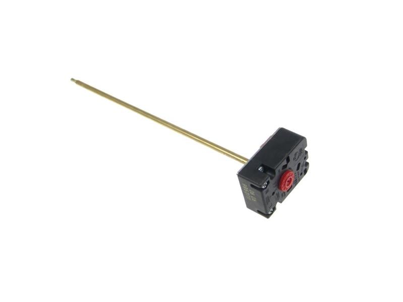rod thermostat, immersion thermostat GENERAL, ARISTON, L =28 cm, two tap screw, rectangular plastic content use and focusing