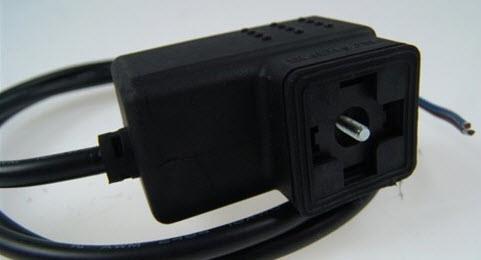 Connection cable with plug DS2-N15 for solenoid coil Alco ASC, l = 1.5 m, 24V, 804620