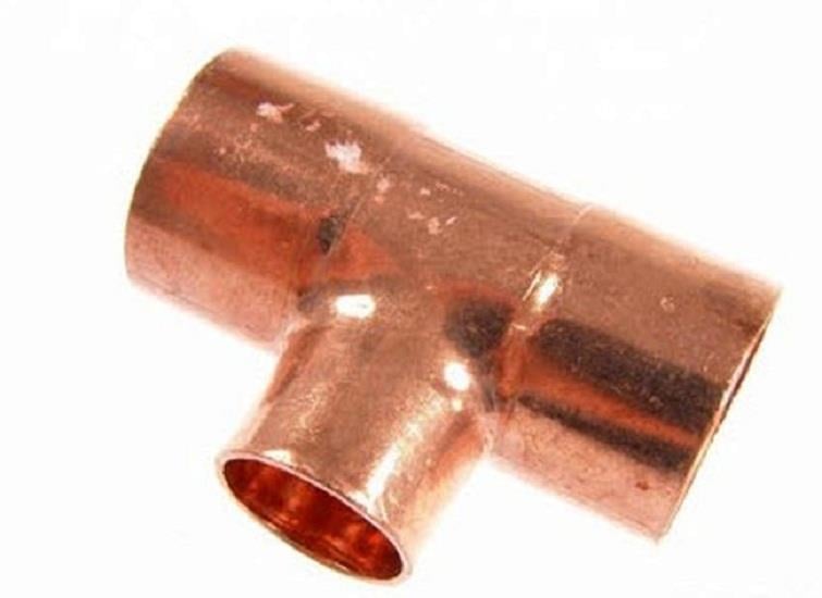 Pièce en T en cuivre réduit i/i/i/i 15-12-15 mm, 5130