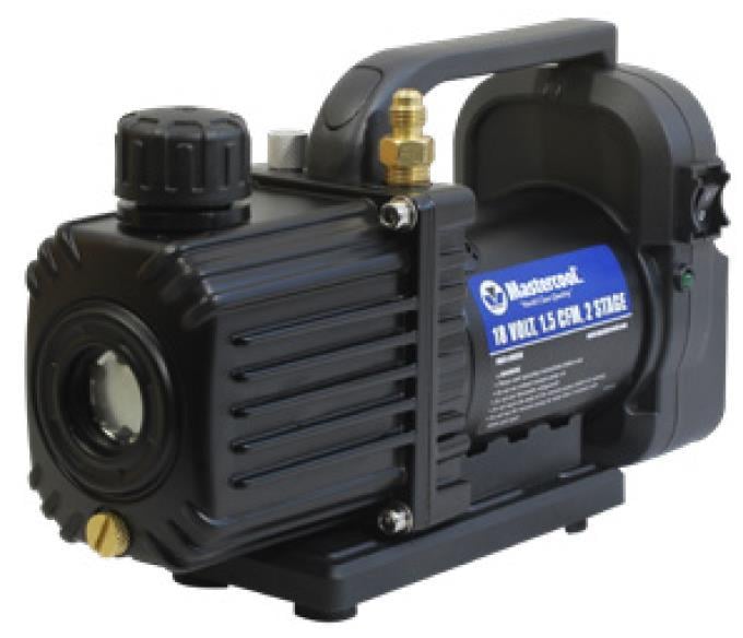 2-stage vacuum pump, 18V cordless, 42 l/min, 1/4" SAE connection (without battery and adapter sleeve), Mastercool 90058-A