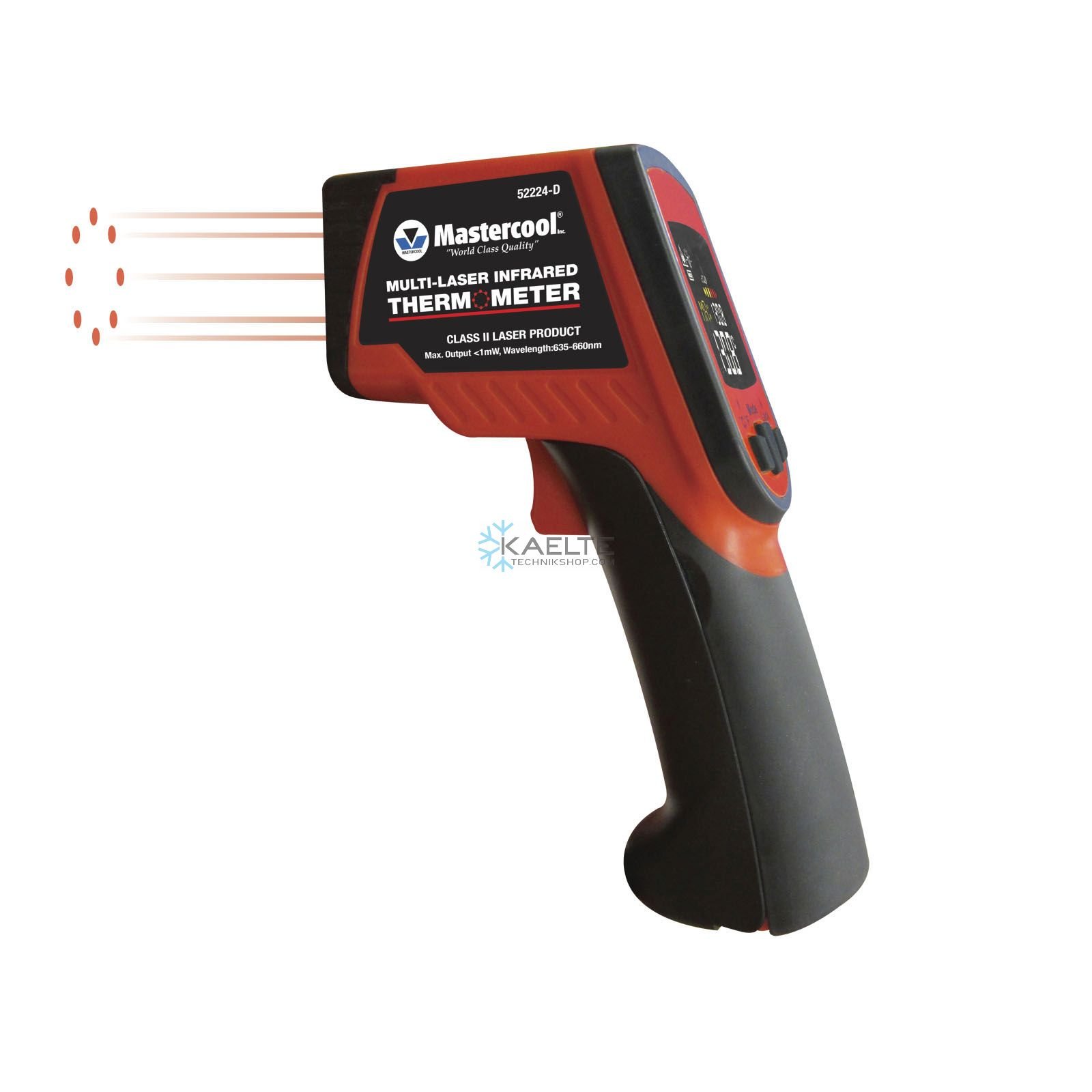 IR Laser Thermometer 12:1, range -50° to +500°C