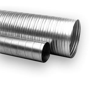 Tubo de ventilación tubo espiral DN 280 mm 1,5 m de longitud