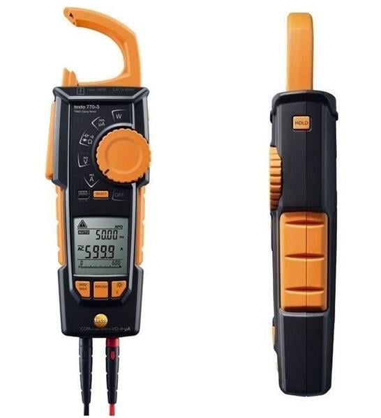 testo 770-3 TRMS current clamp incl. batteries and test leads