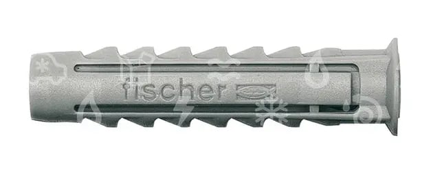Taco SX 6 x 30mm, para tornillo 4-5mm, FISCHER