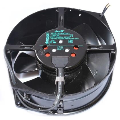 Axiale ventilator EBM W2S130-AA03-01, D = 150x55 mm, 230 V, voor leidingen