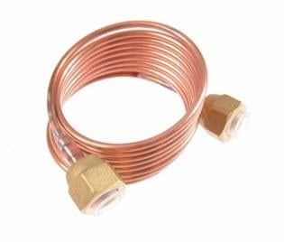 Pressure compensation line / capillary tube with union nut 1/4 "SAE - 1.5 m