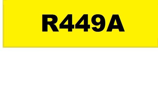 Sticker for refrigerant R449A