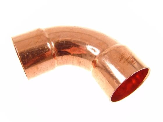 Codo de cobre (ángulo) 90° i/i 108 mm, 5002A