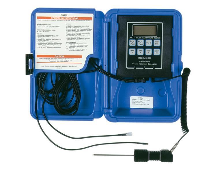 Appareil numérique de mesure de la température avec capteur SH-1075, SH-2010, SH-4011, -40/150°C ITE SH-66-AC