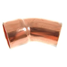Copper bend 45° K65 7/8", 22mm