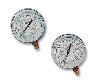 Replacement pressure gauge Ø80, class 1, Pulse-Free radial connection WIGAM PF80/15R1/A6/K1