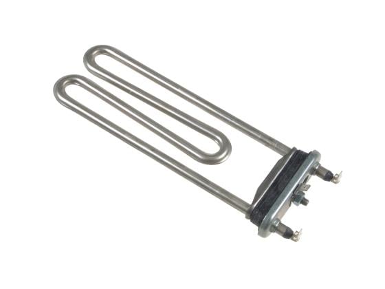 heating element CANDY / ZEROWATT, 1500 W, L = 185mm, with assurance, flange with thermal insulation and double two terminal lugs, grounding and mounting screw and nut.