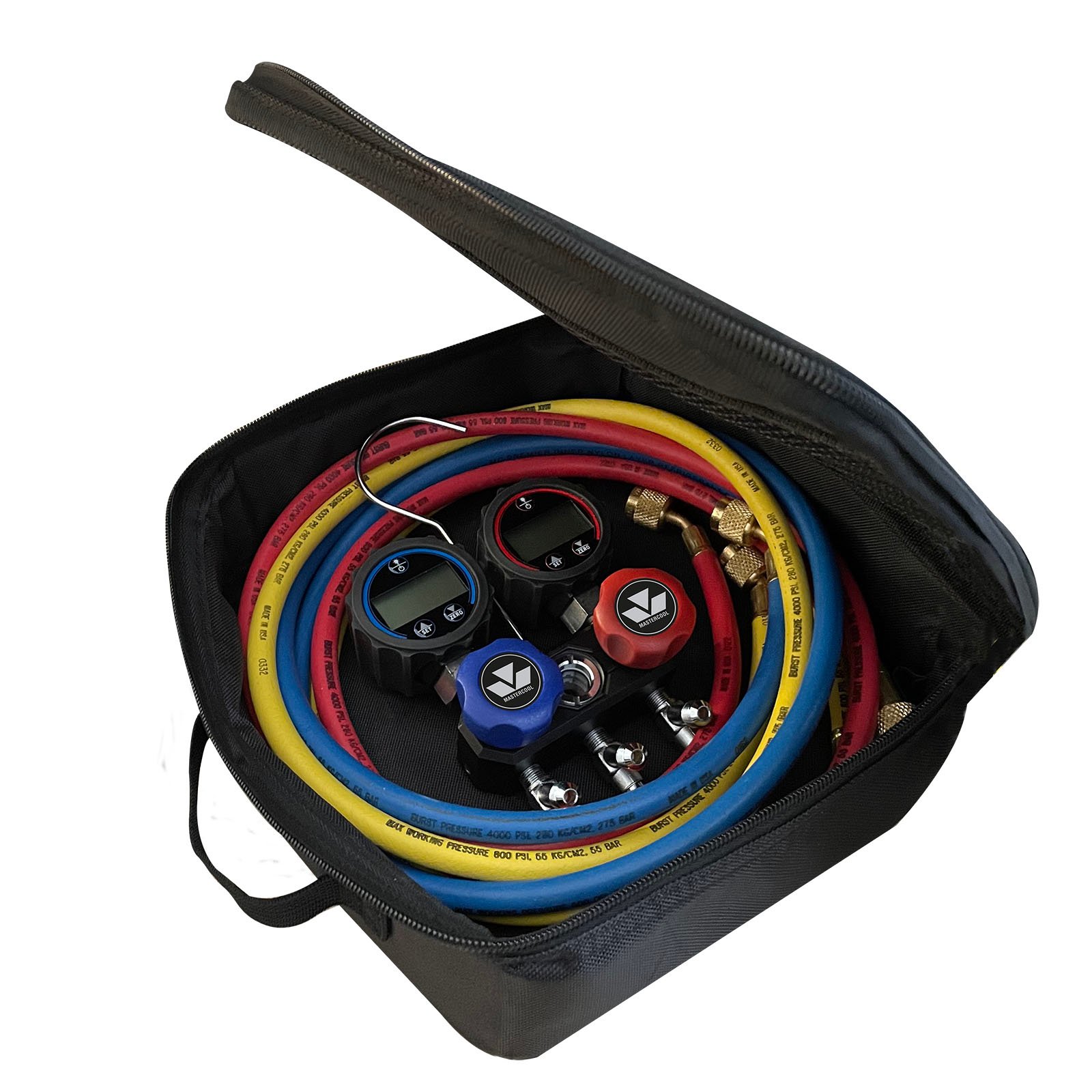Collecteur compact à 2 voies Mini-fold Blackseries set 3-150cm hoses