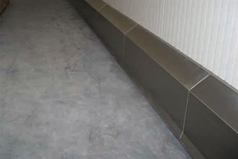 Polyester betonblok bar h = 20cm inox - l = 1m
