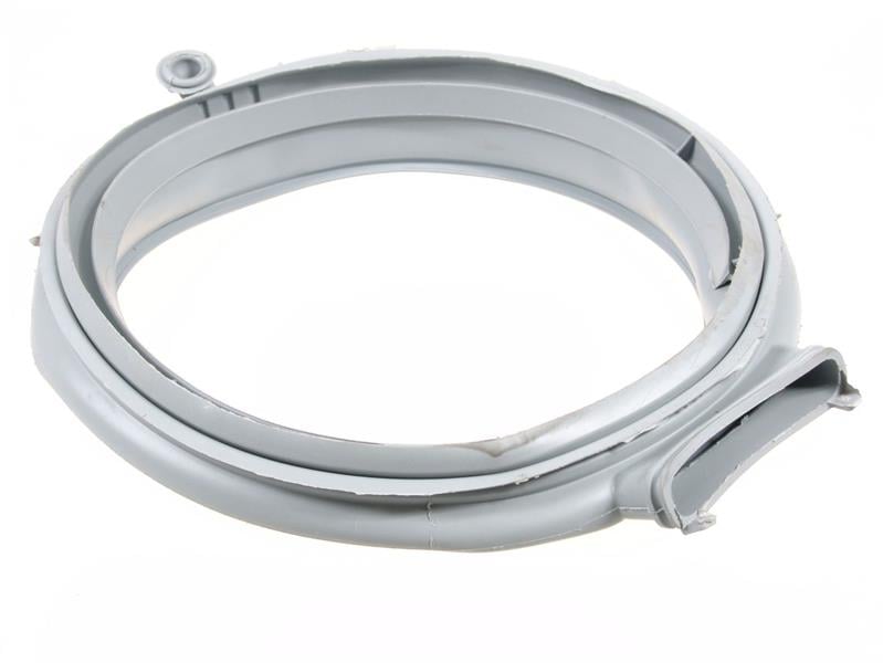 Door gasket (seal), light gray, elastic, alkali resistant, for washing machines, EPDM, Ardo.