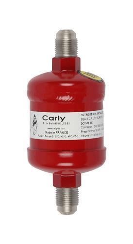 Filtro secador con absorción de ácido. Alta presión 64 bar Carly DCY-P6 053 con conexión de engarce 3/8 ''