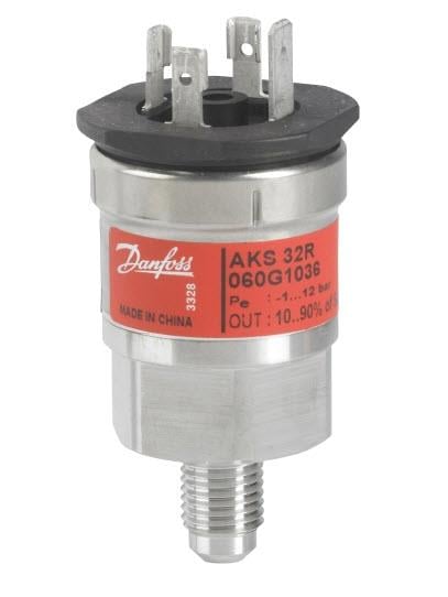 Transmisor de presión DANFOSS, AKS 32R, -1/12 bar