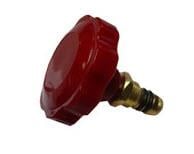 Knob only, piston valve manifold, red