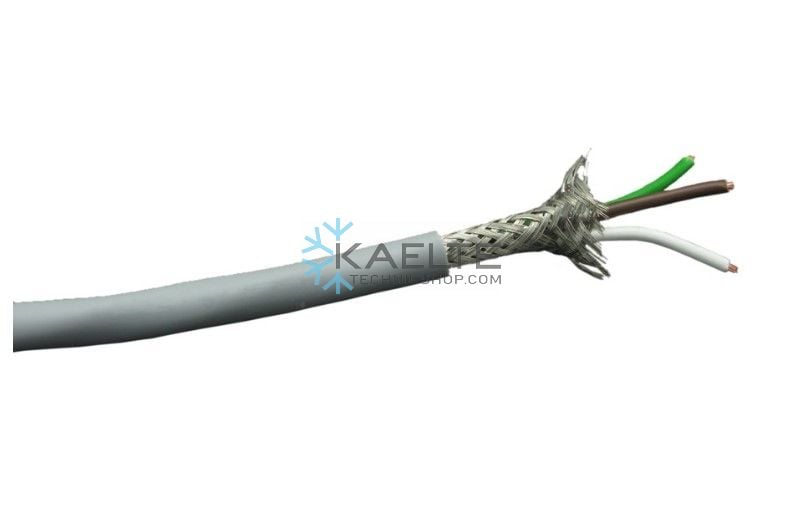Cable de prolongación AKO-15586 sección 3x0,5mm² apantallado PVC