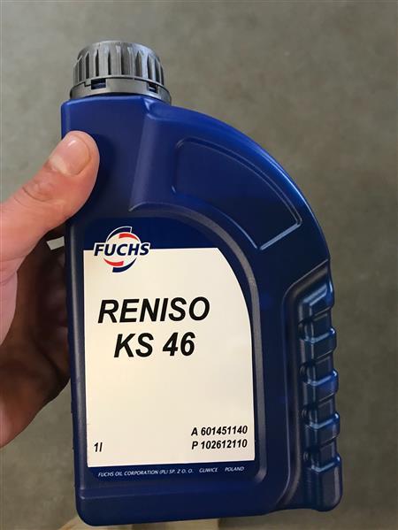 Olej KS 46 do pomp próżniowych Wartość, 1 litr