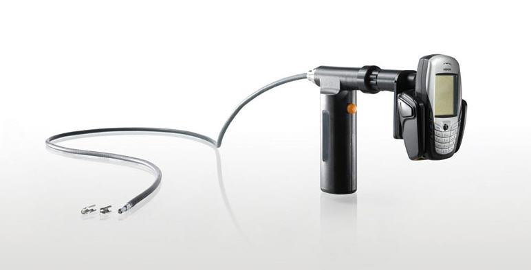 Set de endoscopios de fibra óptica testo 319