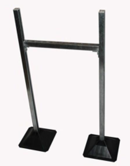H Kit de marco 305 mm incl. pies, soportes e incl. pies y kits de fijación (sin travesaño)