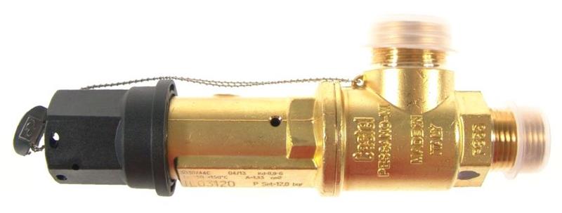 Safety valve CASTEL 3030/44C120, flare 1/2" NPT, 12 bar