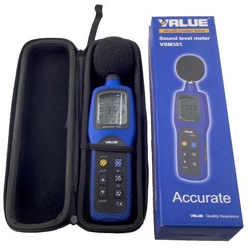 Digitale geluidsniveaumeter VSM-351-waarde