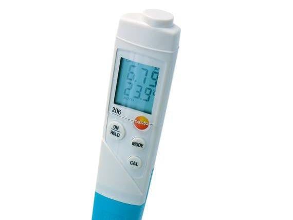 testo 206-pH2 Starter-Set, miernik pH/temperatury dla mediów pólstalych