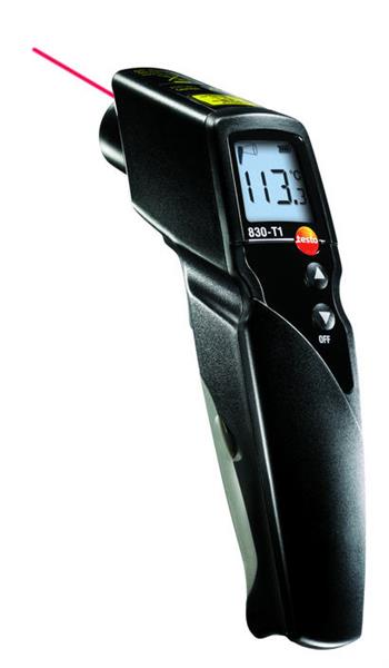testo 830-T1, Thermomètre infrarouge, marqueur de spot de mesure laser à 1 point