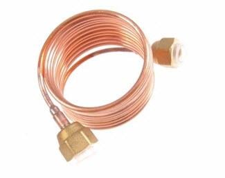 Pressure compensation line / capillary tube with union nut 1/4 "SAE - 2 m