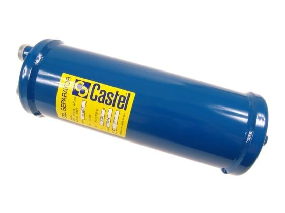 Separator oleju Castel 5540/7, złącza lutowane 7/8" ODS (22 mm) i 1" ODM