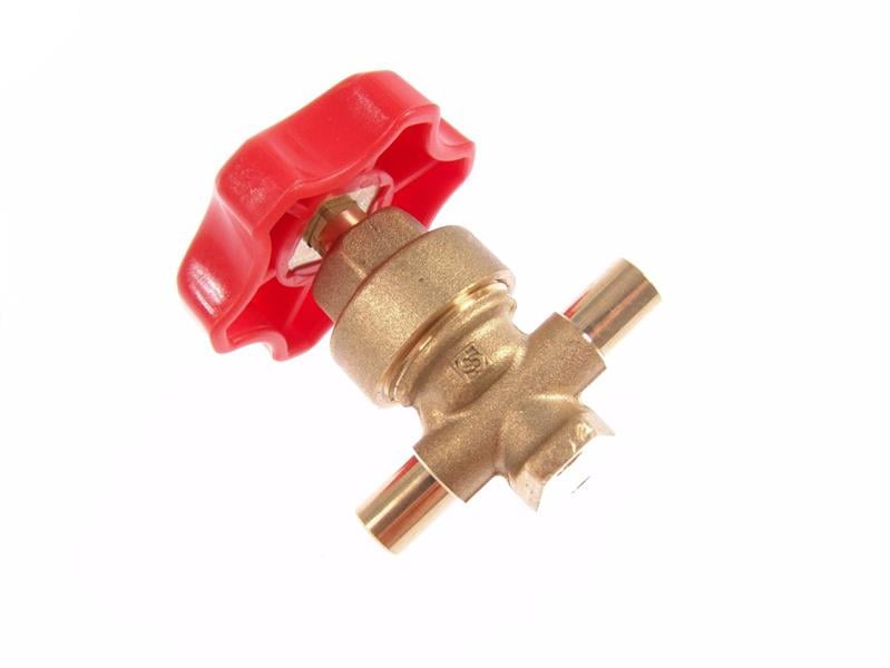Diaphragm valve Castel 6220/2, 6 mm ODS (1/4"), solder connections