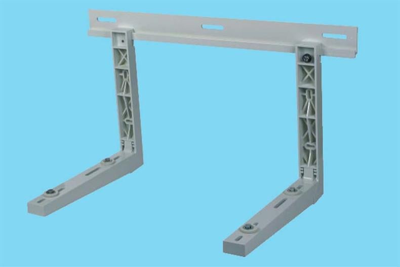 Soporte compuesto con barra transversal (soporte de pared) 410x460x790 mm - 40+40 kg - tornillos