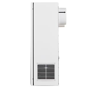 Sistema de ventilación Demobox MICRA 150 con recuperación de calor.